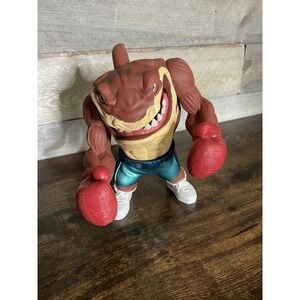 Street Sharks 1995 "Slammer" Action Figure Street Wise SLAMMU Boxer Vintage